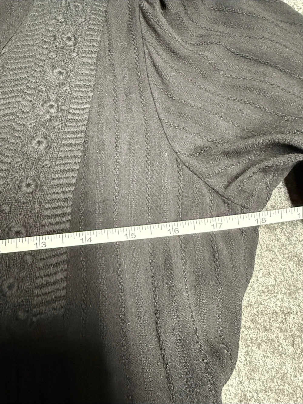 By Together black Midi Dress with Button Front - Picture 6 of 6